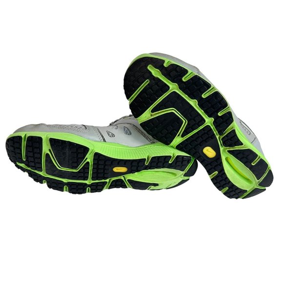 Nike Womens Lunar Forever Running Shoes Size 8.5 Gray Lime 488164-001 Sneakers - Picture 10 of 11